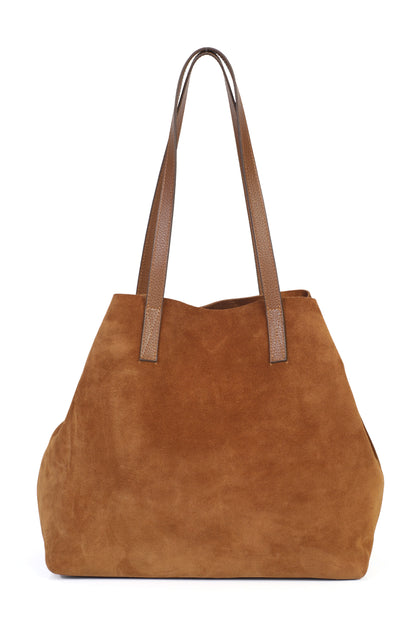 Hakiki Süet Deri Kadın Omuz/Çapraz Çantası YC012089HSD