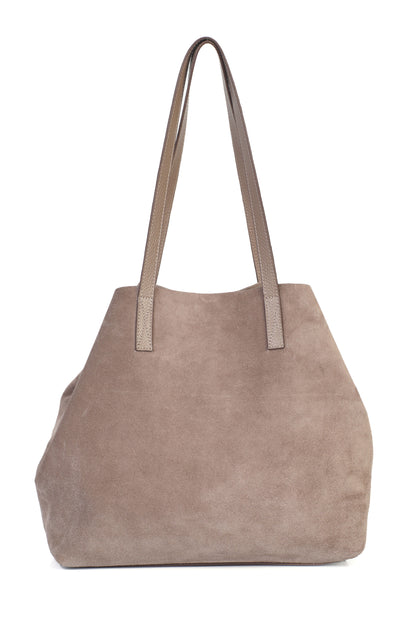 Hakiki Süet Deri Kadın Omuz/Çapraz Çantası YC012089HSD