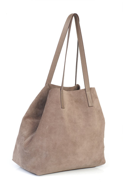 Hakiki Süet Deri Kadın Omuz/Çapraz Çantası YC012089HSD