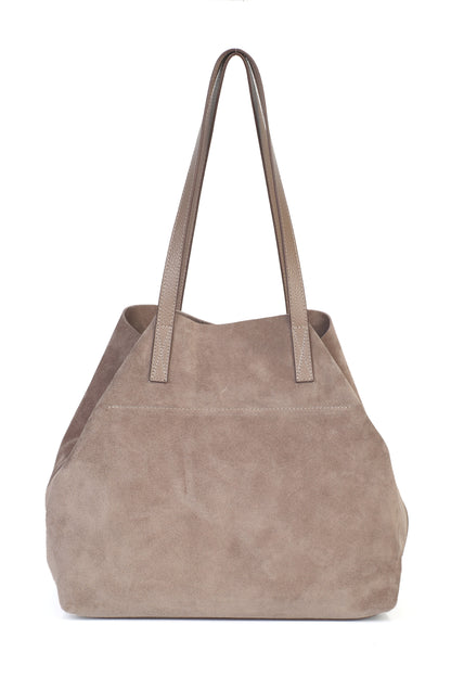 Hakiki Süet Deri Kadın Omuz/Çapraz Çantası YC012089HSD