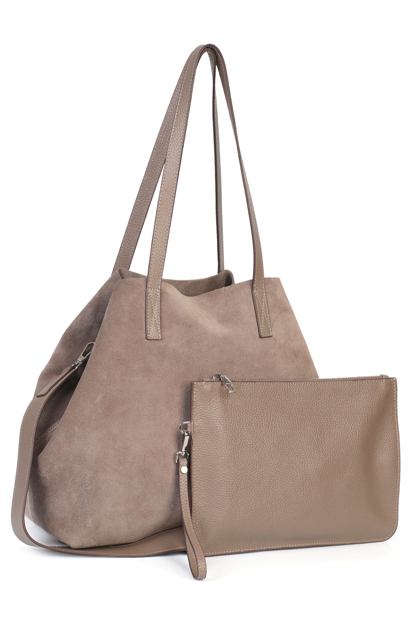 Hakiki Süet Deri Kadın Omuz/Çapraz Çantası YC012089HSD