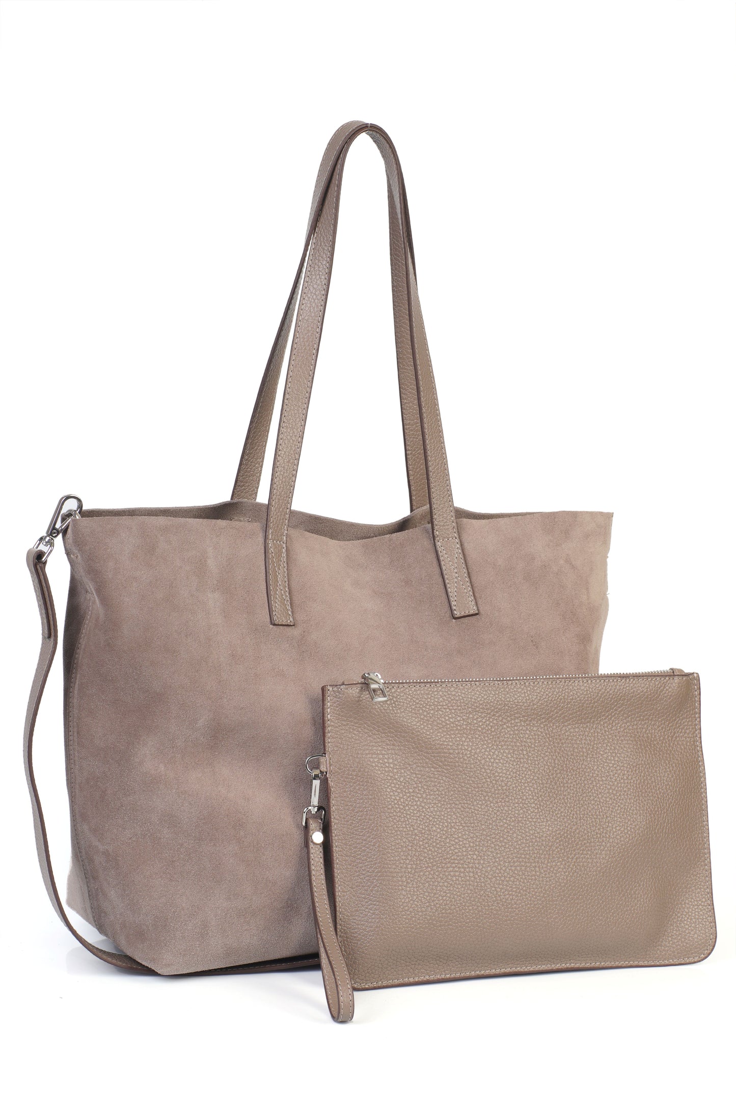 Hakiki Süet Deri Kadın Omuz/Çapraz Çantası YC012089HSD