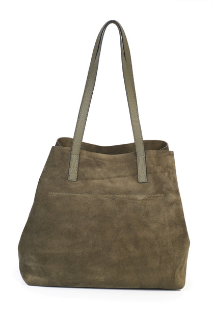 Hakiki Süet Deri Kadın Omuz/Çapraz Çantası YC012089HSD